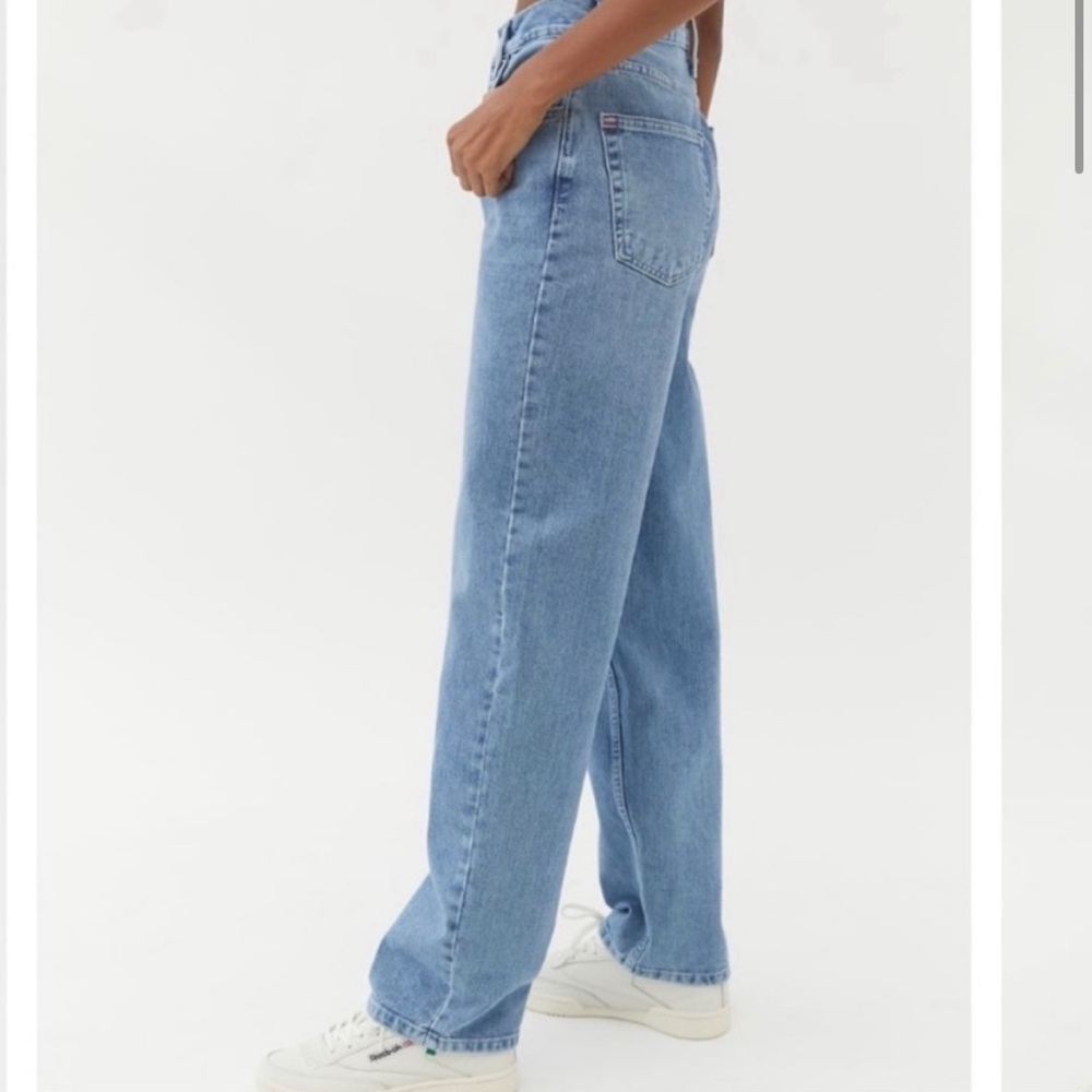 NWT BDG Womens Jeans Blue Denim High Rise Baggy Loose Straight Leg Size 30